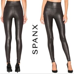 SPANX Faux Leather Leggings